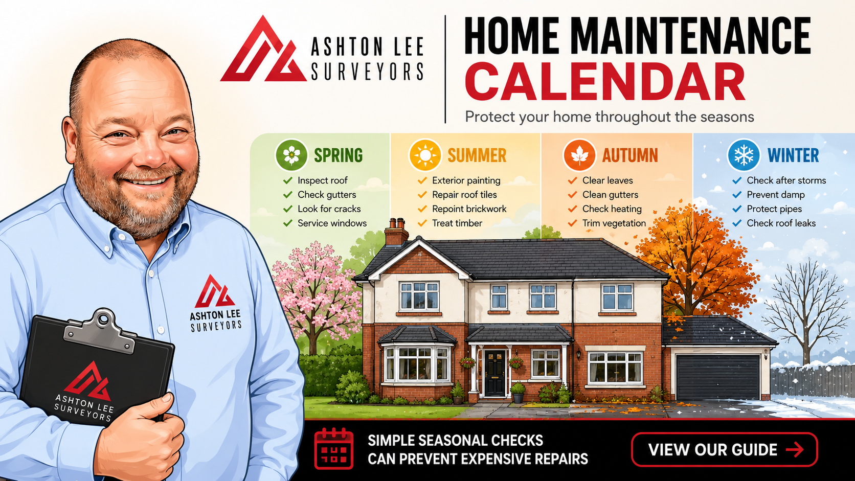 Home Maintenance Calendar: Simple Seasonal Checks to Protect Your Home